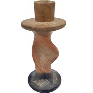 Floral Candlestick - 5"